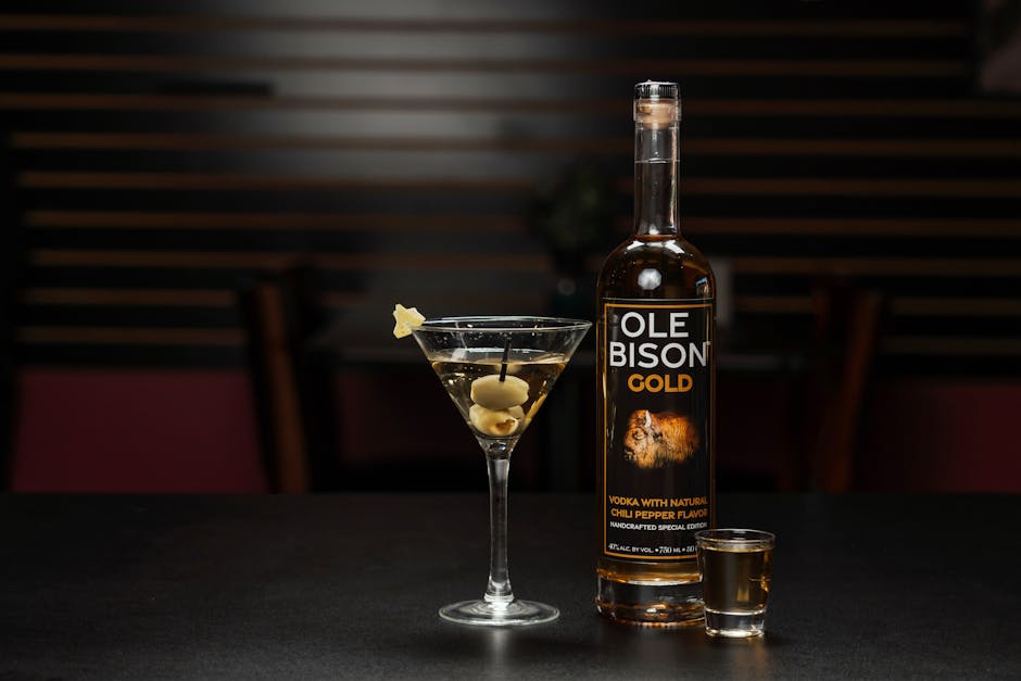 Sjokolade- og bringebærmartini med whisky