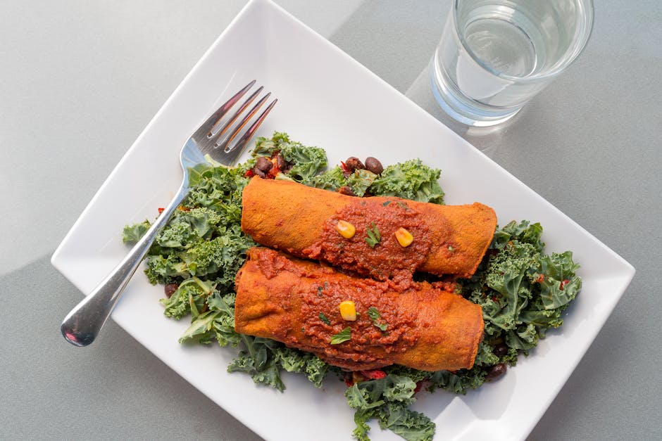 Enkle grønne enchiladas