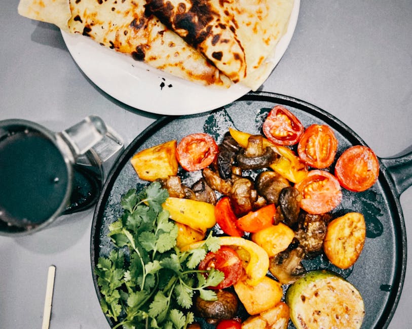 Grillede grønnsaker med urter