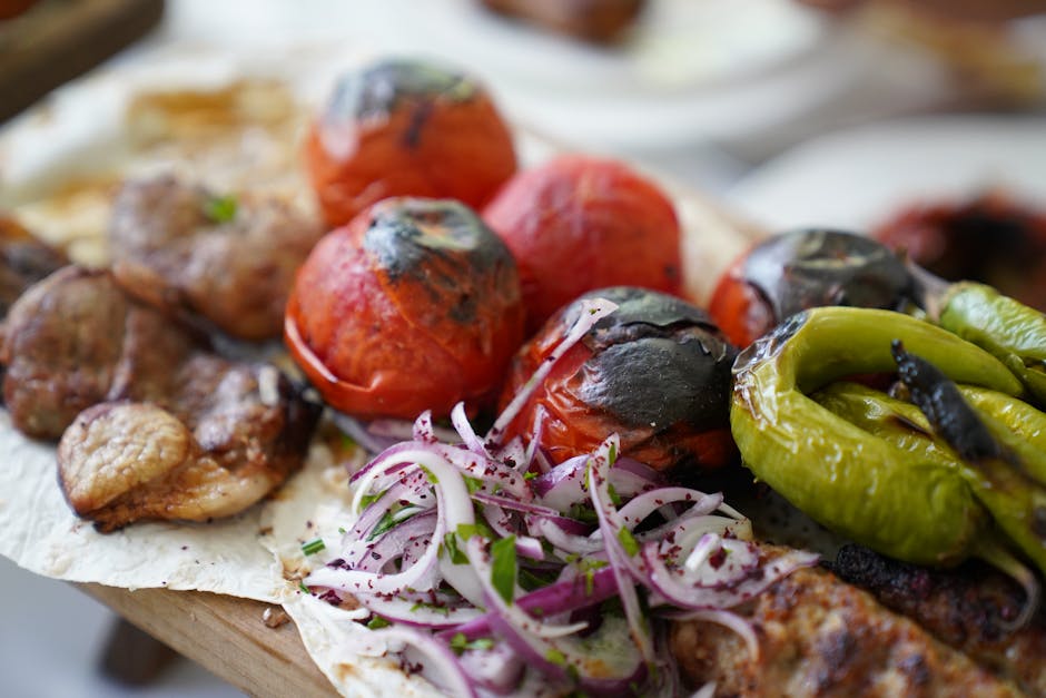 Krydrede grillede grønnsaker med fenegrek