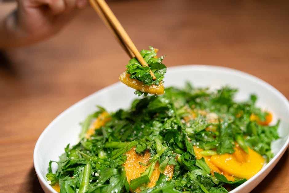 Krydret jicamasalat med mandarin og koriander