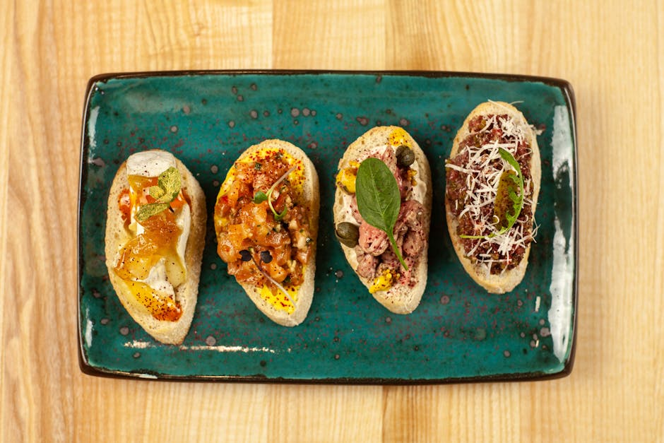 Tapenade- og Asiago-crostini