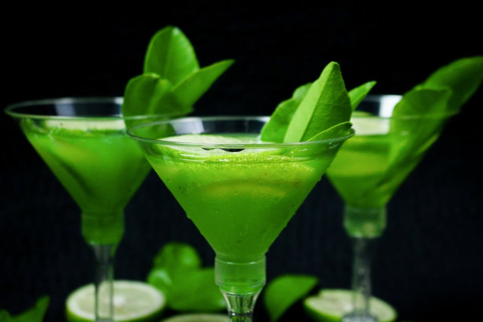 Lime- og lychee-gelatinparfait