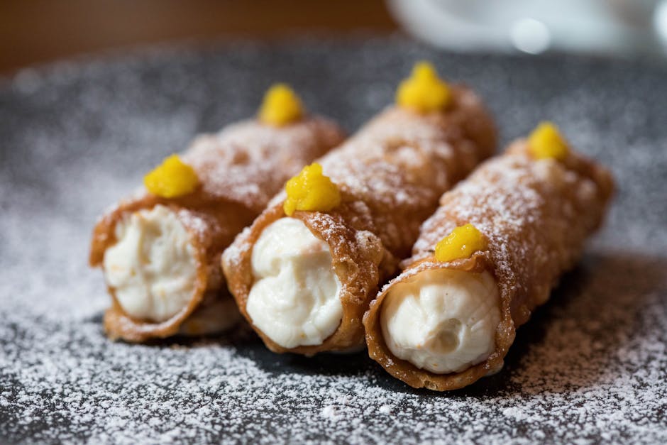 Klassisk siciliansk cannoli