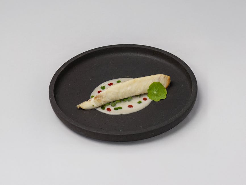 Dover-sole goujonetter med wasabi crème fraîche