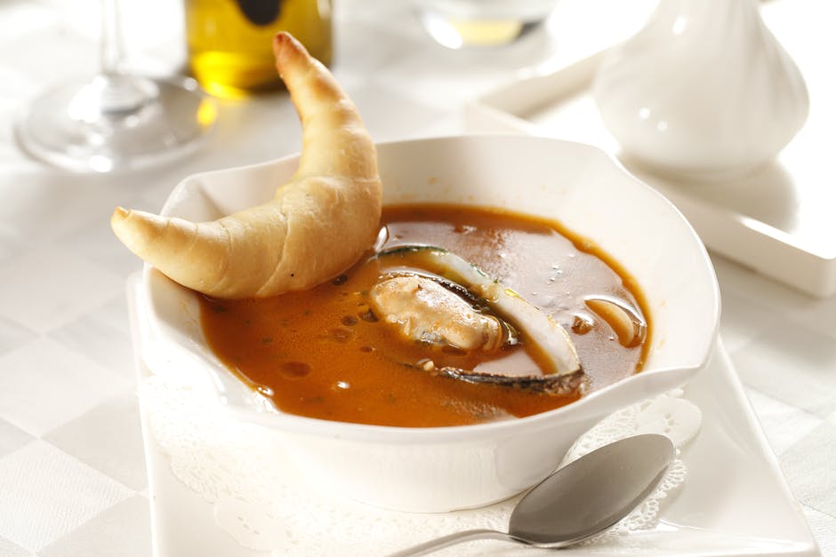 Kremet muslingsuppe med potetmos