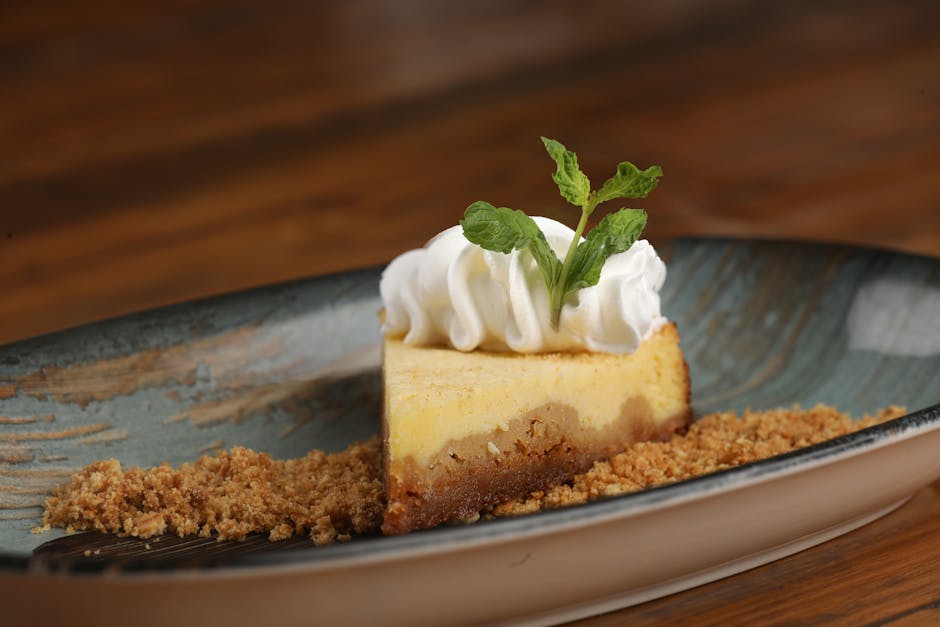 Kremet gresskarcheesecake med ingefærkjeksbunn