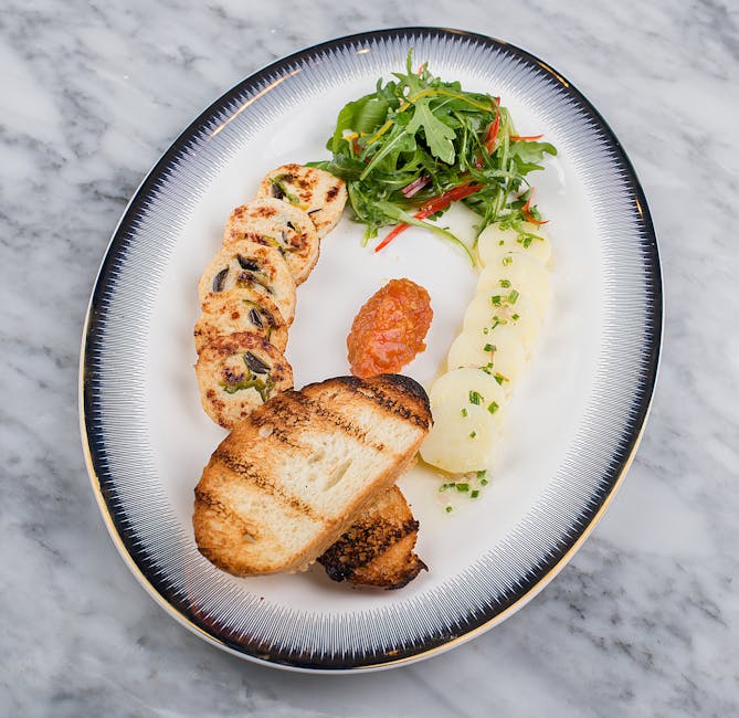 Potetinnpakket kveite med grillet purreløk og hummersalat