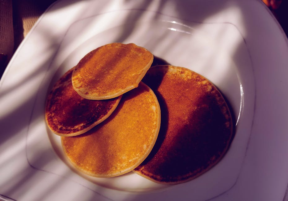 Maismelpannekaker (Hoecakes) i Dutch Oven