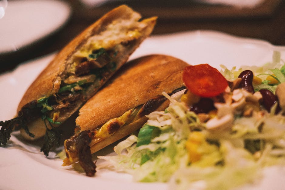 Grillet grønnsakspanini med urtet fetaostkrem