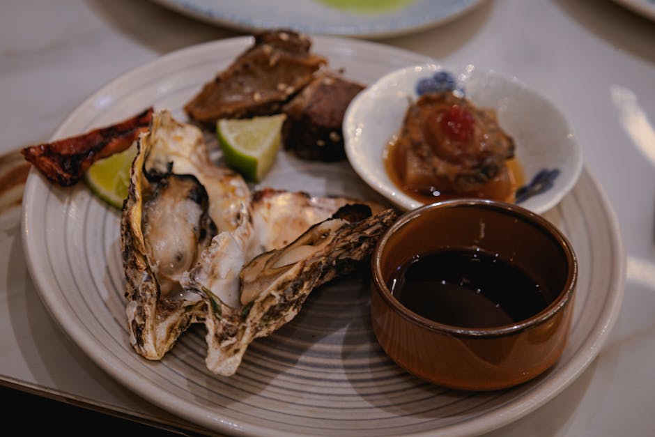 Grillet Hamachi-krage med ponzusaus