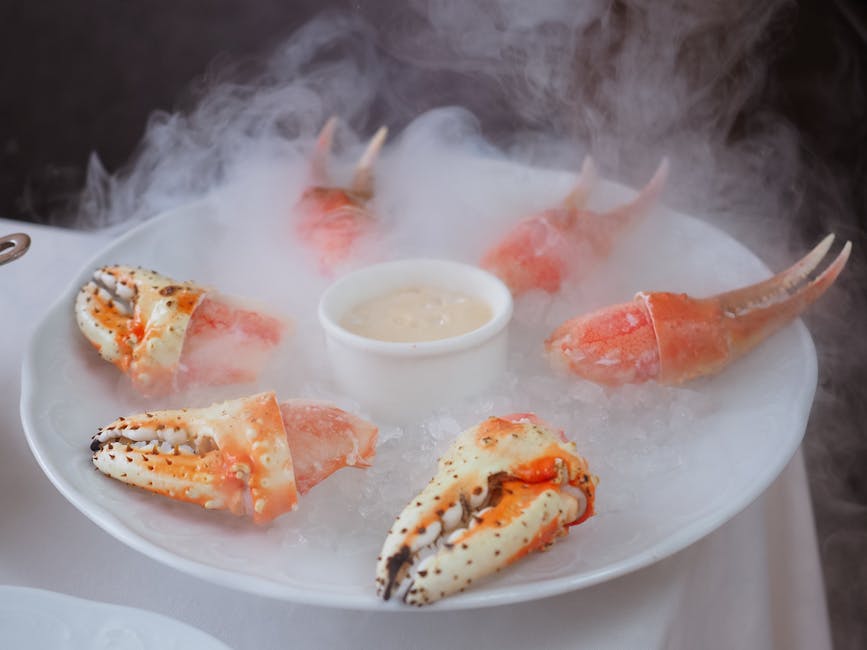 Krabbeklør med grovkornet sennepsremulade