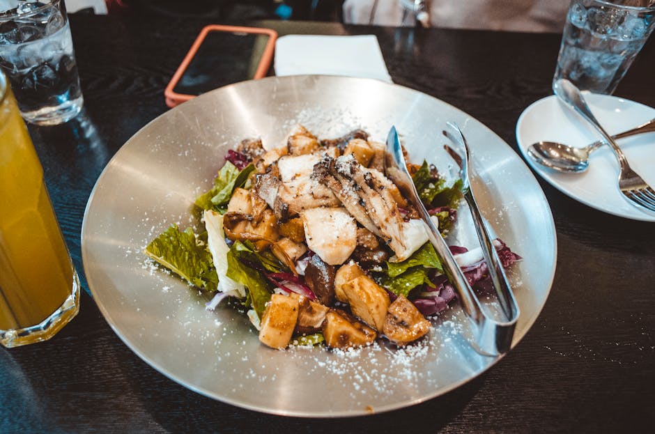 Varm soppsalat med ruccola og mascarpone