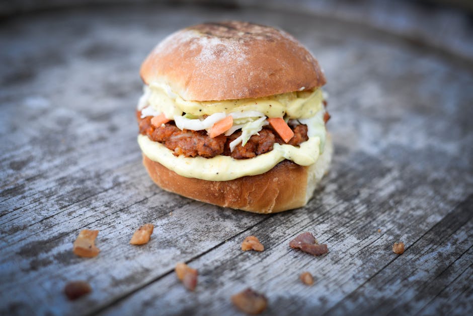 Dallas Burger med hjemmelaget BBQ-saus