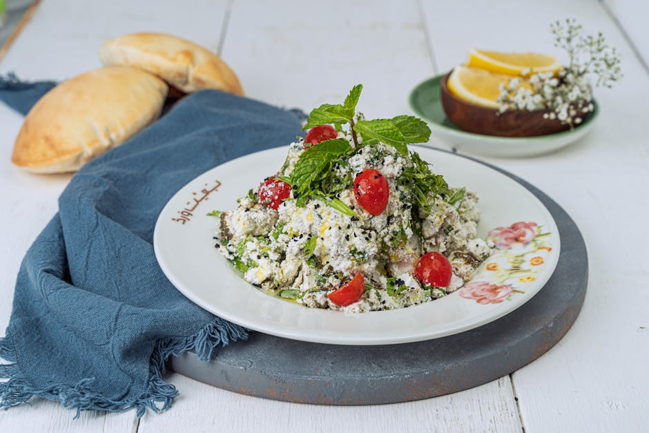 Frisk middelhavs potetsalat