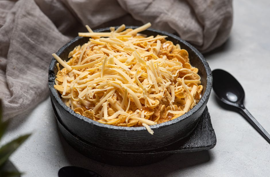 Kremet ostegrøt med Southwest-smak