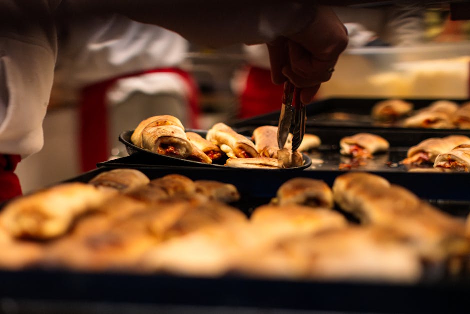 Pizzaroser med pepperoni