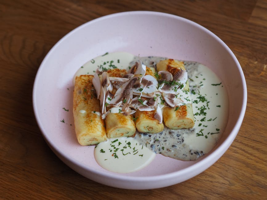 Kalkun Saltimbocca Ruller med Sopp- og Bønneragout