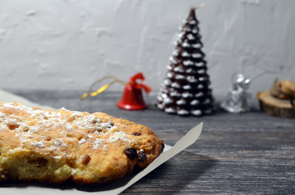 Kremet melkestrudel med rosiner