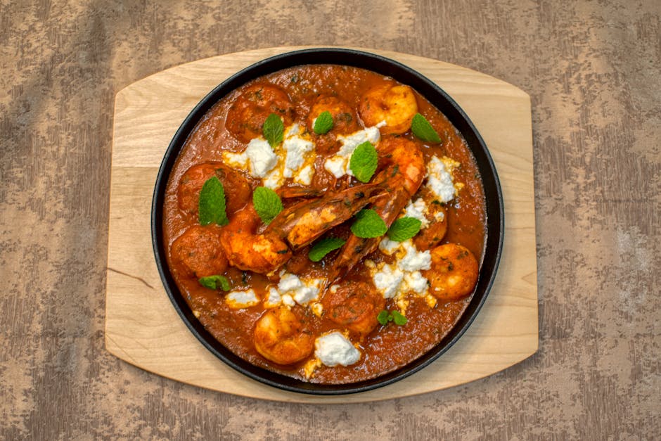 Keang Chu-Chi Goong: Chu-Chi-reker med kokos og chili