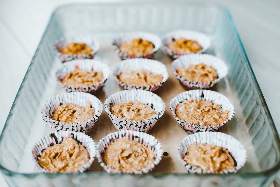 Peanøttsmør- og syltetøycupcakes med peanøttsmørsmørkrem