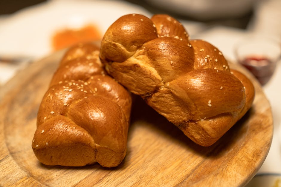 Pull-apart challah-brød