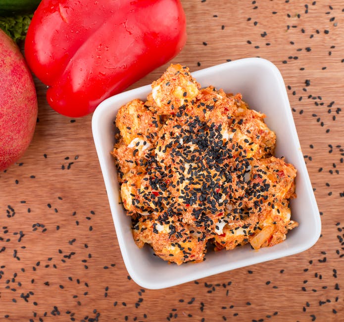 Krydret ovnsbakt blomkål med Sriracha og sesam