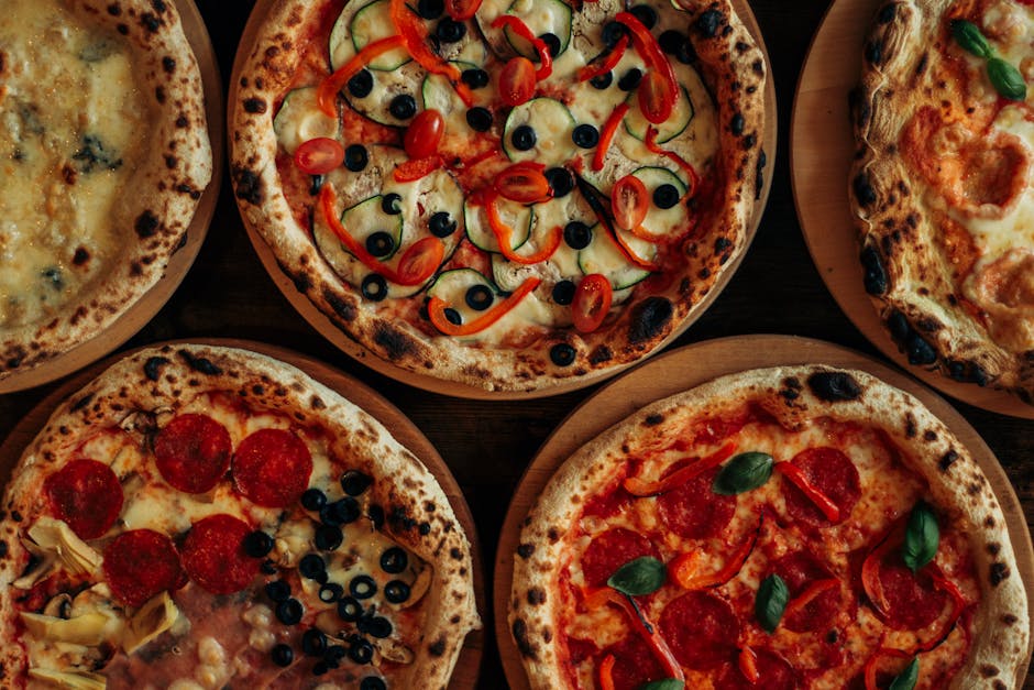 Pizza med radicchio, feta og oliven