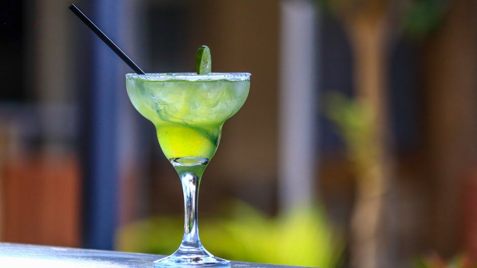 Forfriskende lime-margaritasorbet