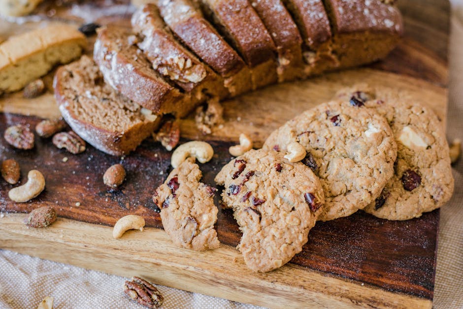 Shortbread med blandede nøtter