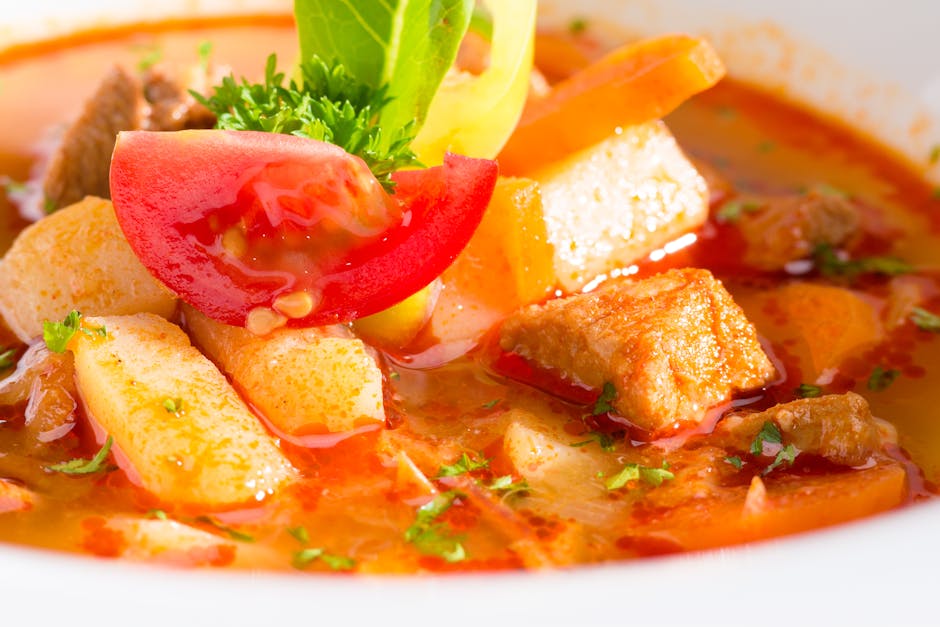 Klassisk Burgoo Gryterett med Tre Typer Kjøtt