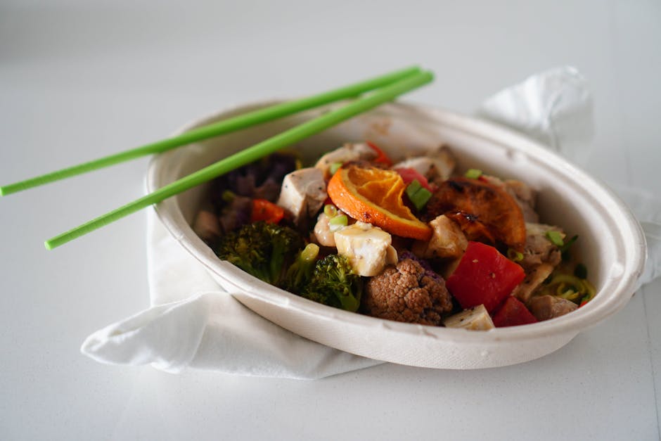 Appelsin-tofu stir-fry