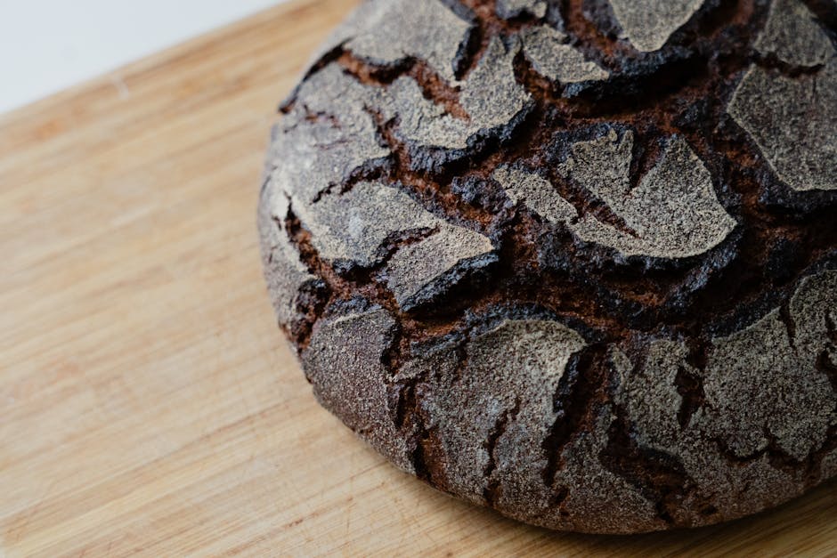 Pumpernickelbrød i brødmaskin