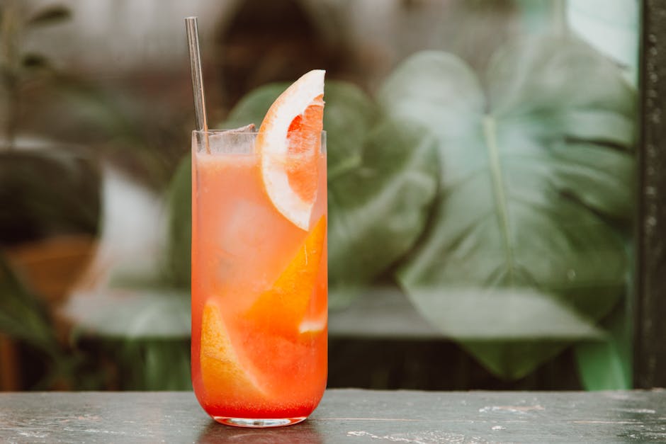 Forfriskende vannmelon- og grapefrukt-agua fresca