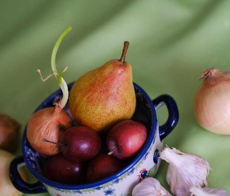 Krydret pære- og sjalottløk-relish