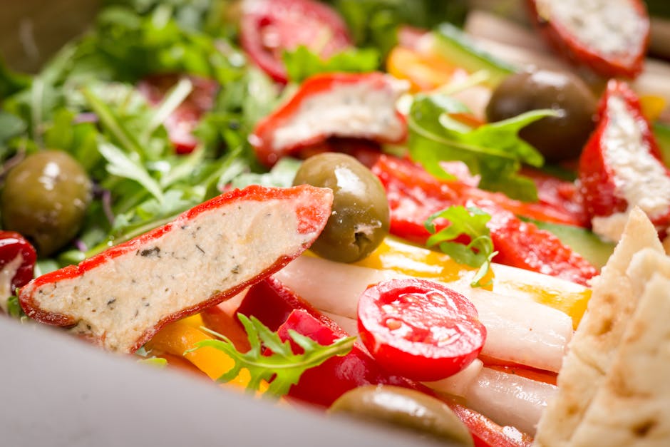 Ristet paprika- og fennikelsalat