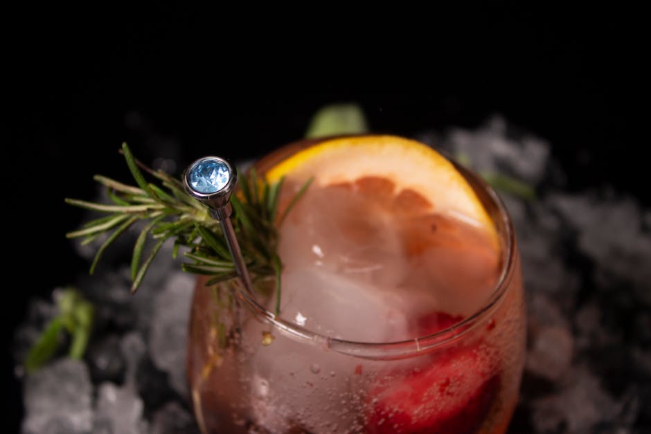 Oransje blomstring cocktail