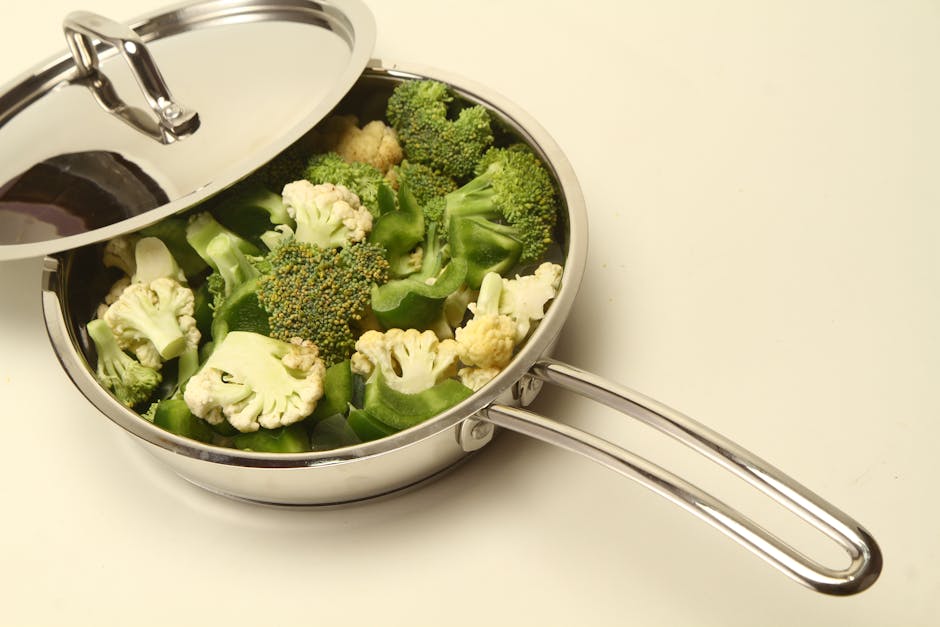 Broccoflower med hvitløk og chili
