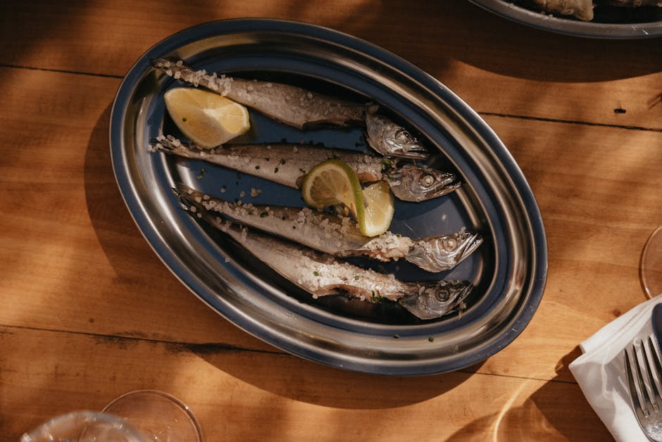 Saltbakt branzino med urter og sitron