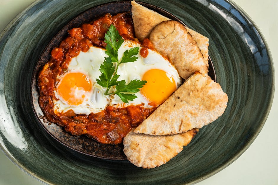 Grønn shakshuka med savoykål og egg