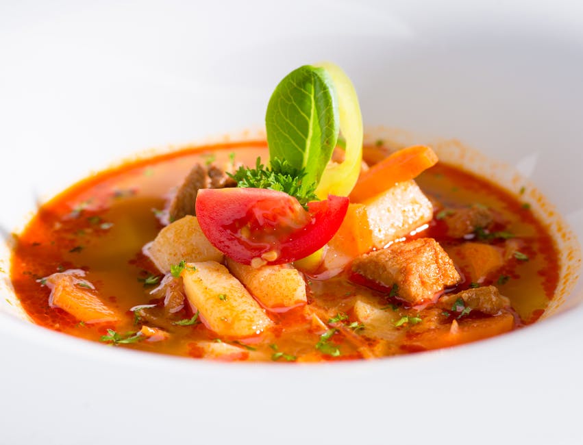 Kald ovnsbakt paprikasuppe med lime