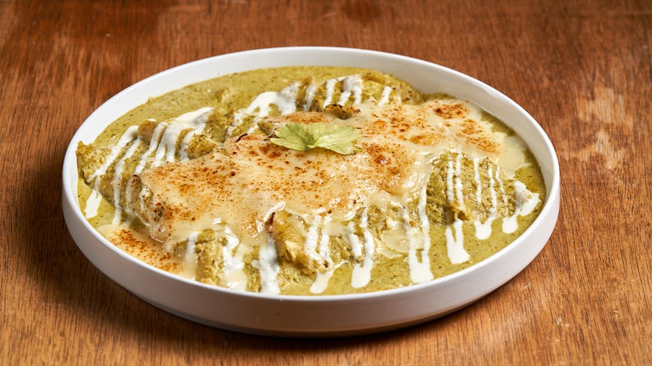 Chilaquiles Verdes med grønn salsa