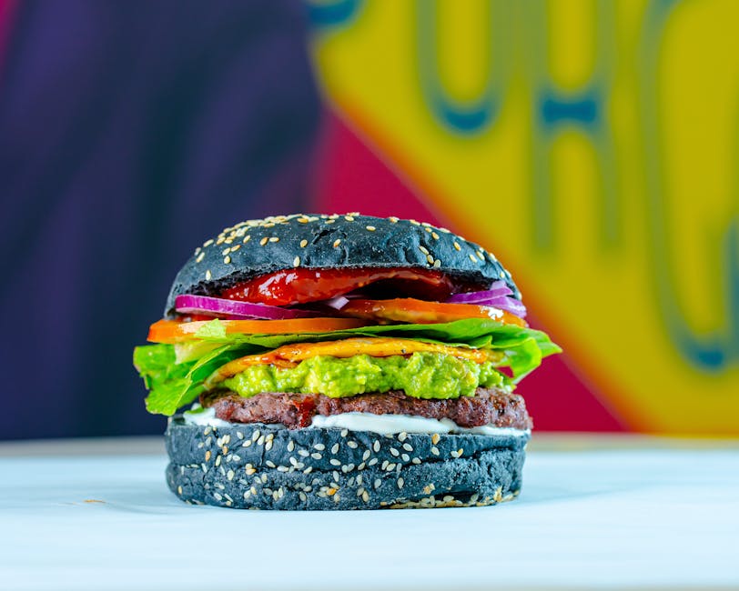 Black Bean-burgere med koriander