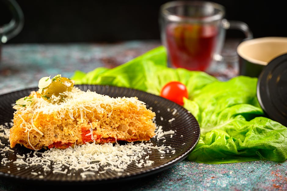 Tomat- og brødpudding med Fontina