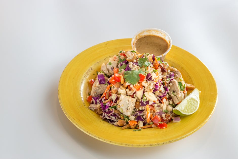 Frisk asiatisk kålsalat