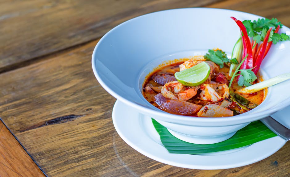Reker og chayote med chili og sitron