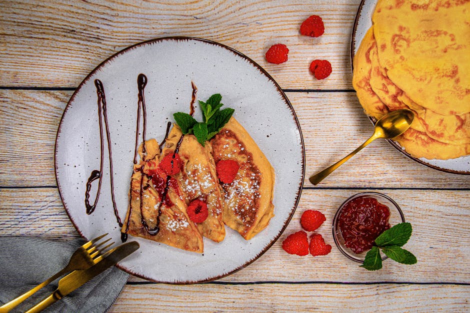 Østerrikske pannekaker (tynne crêpes)