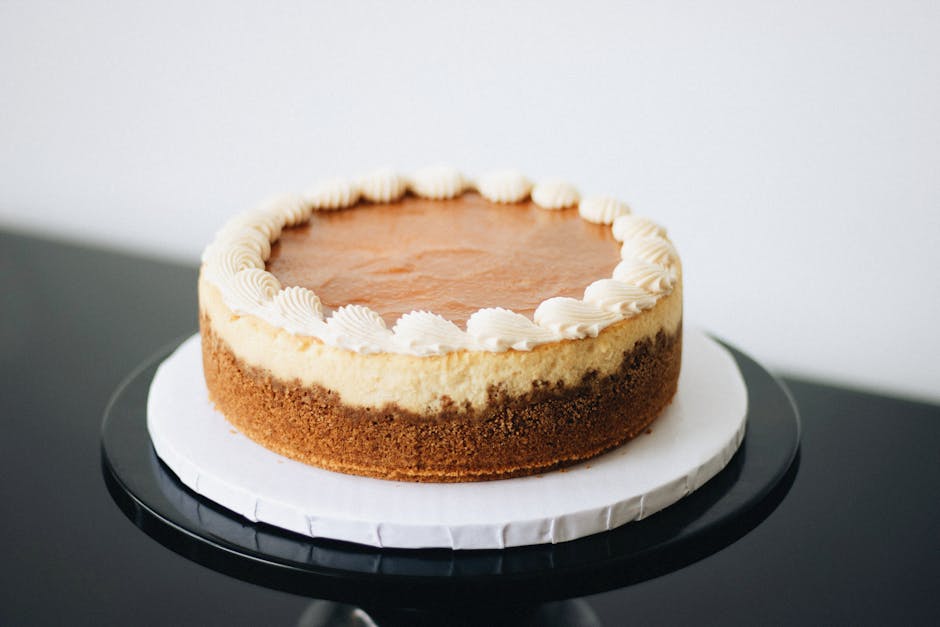 Kremet gresskarostekake med marshmallow-topping