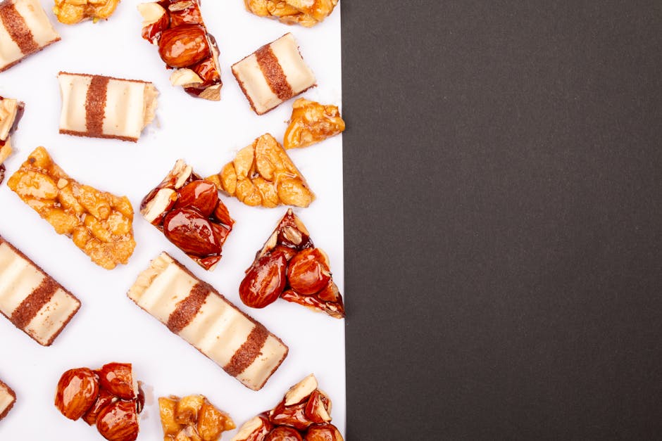 Engelsk toffee med sjokolade og mandler