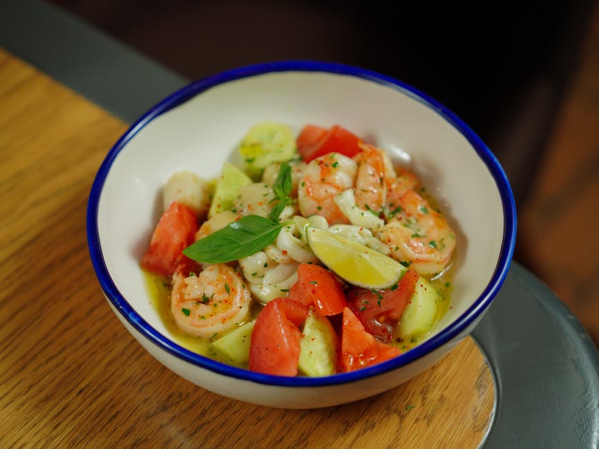 Agurkgazpacho med reker og melon